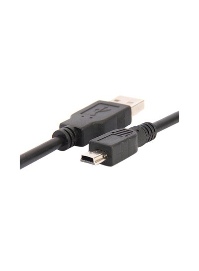 كابل USB بطول 1 متر/3 قدم لشاحن وحدة تحكم بلاي ستيشن 3، أسود