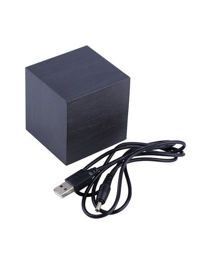 Digital LED Desk Alarm Clock Black 6.3cm