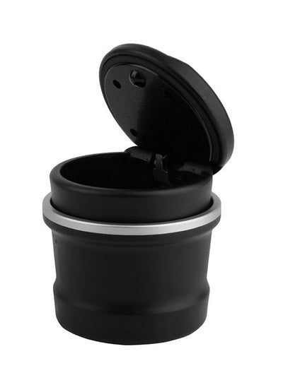 LED Ashtray Storage Cup Black 10cm
