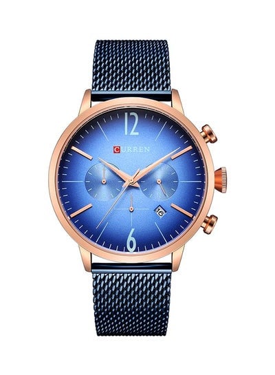 Men's Water Resistant Analog Watch WT-CU-8313-BL1