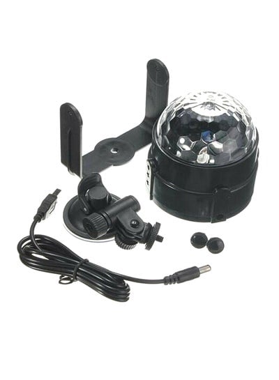 5V  Led Stage Lights Rotating Ball Black 13cm