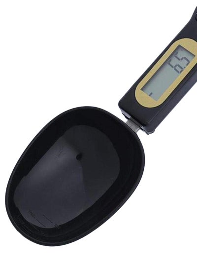 Mini Electronic Food Spoon Weight Scale With LCD Display Black