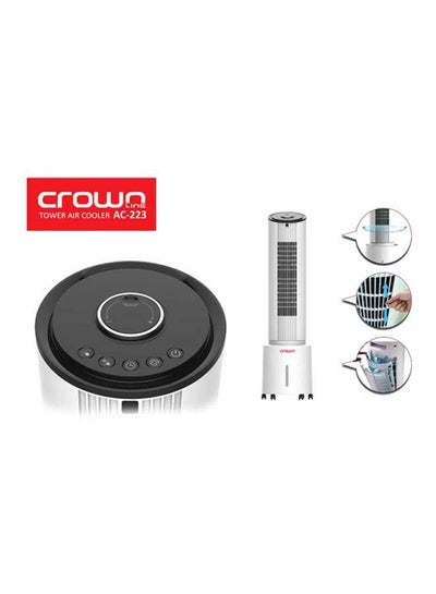 Tower Air Cooler Machine 4.0 L 45.0 W AC-223 White/Black