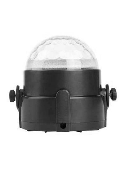 LED Disco Ball Light Black/Clear 15x10x10cm