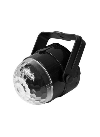 LED Disco Ball Light Black/Clear 15x10x10cm