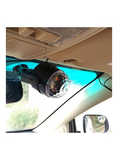 LED Disco Ball Light Black/Clear 15x10x10cm