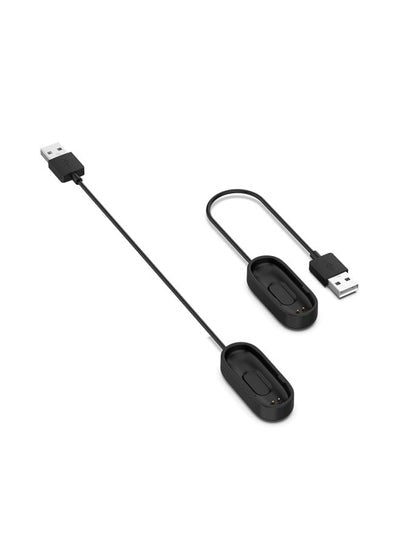 كابل شحن USB لسوار Xiaomi Mi Band 4، أسود، 1 متر