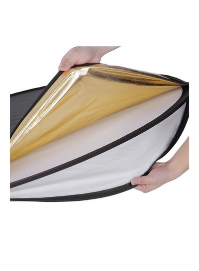 5-In-1 Foldable Reflector Board 80cm Gold/White/Black