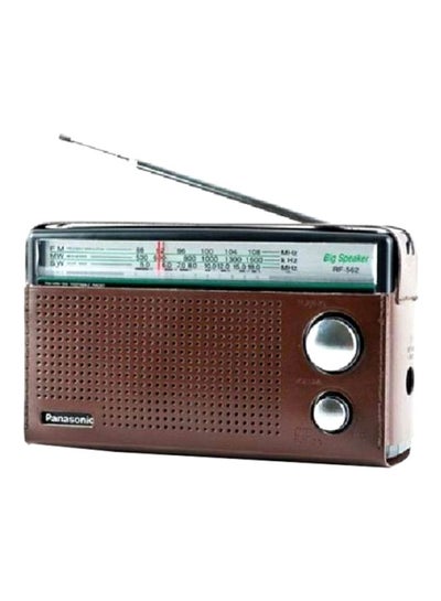 3-Band Battery Operated FM/MW/SW Radio RF-562DD Black/Noir