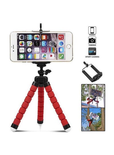 Mini Flexible Tripod For Smartphones/Camera Red/Black