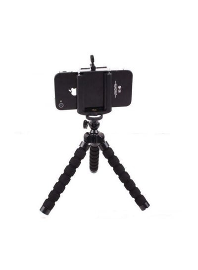 Mini Flexible Tripod For Smartphones/Camera Black