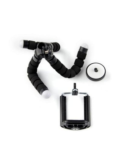 Mini Flexible Tripod For Smartphones/Camera Black