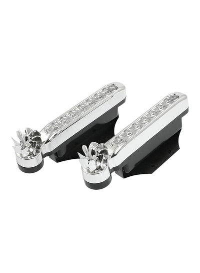 2-Piece 8 LED Bulbs Wind Powered Decorative Car Lights