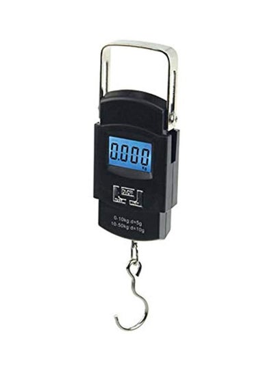 Digital LCD Handheld Baggage Balance Scale Black/Silver