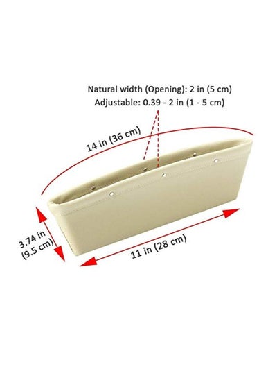 2-Piece Car Seat Storage Pocket