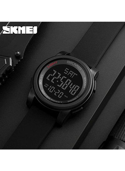 Men's Digital Watch 1257 - 50 mm - Black