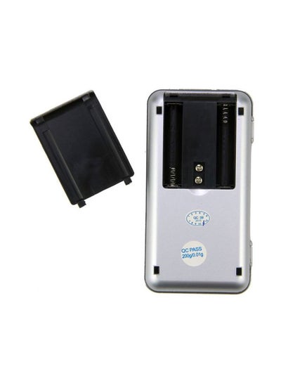 Mini Portable Jewellery Weighing Scale Silver/Black