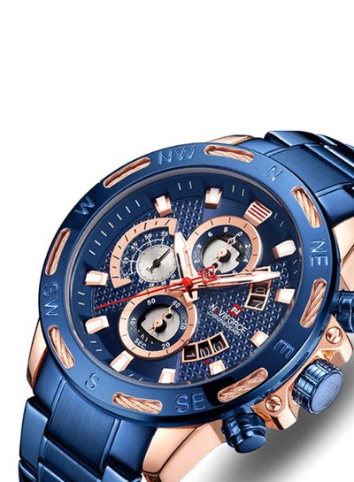 Men's Water Resistant Chronograph Watch Nf9165 Rg/Be