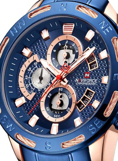 Men's Water Resistant Chronograph Watch Nf9165 Rg/Be