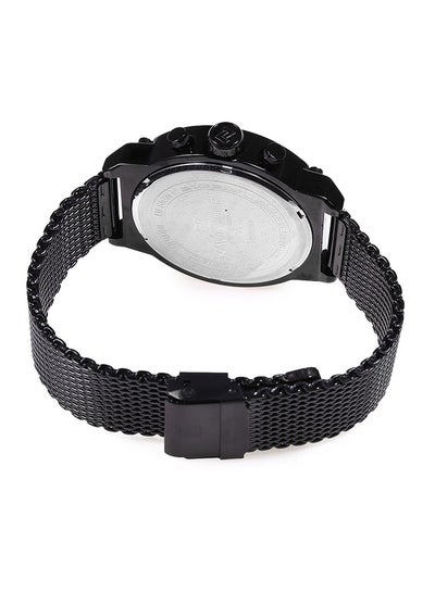 Men's Stainless Steel Strap Chronograph Wrist Watch NF9068S B/GY/B - 48 mm - Black