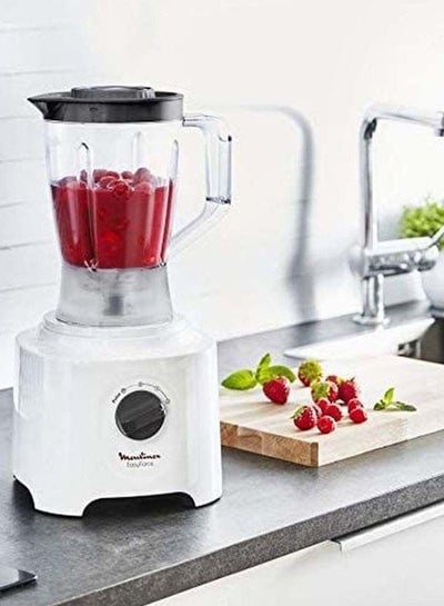 EASY FORCE  Food Processor Easy To Use Ideal For Beginners 6 Attachments Over 25 Different Functions 2.4 L 800 W FP247127 White/Clear