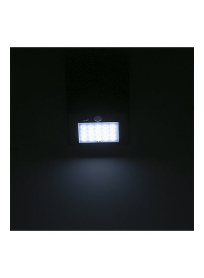 Solar Powered LED Wall Light White