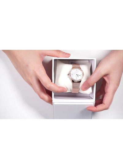 ساعة تناظرية مقاومة للماء للنساء NF5005 RG/W