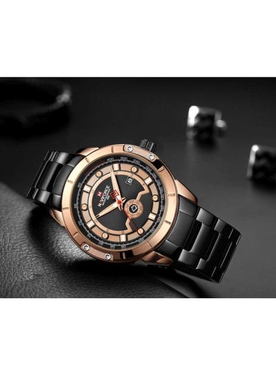 men Stainless Steel Analog Watch NF9166 RG/B