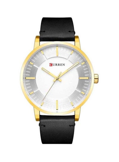 men Leather Watch M-8332-3