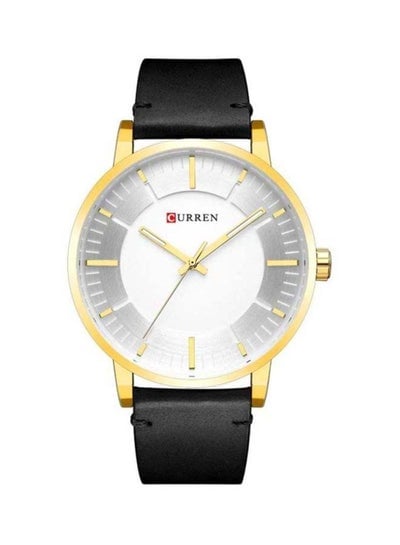 men Leather Watch M-8332-3