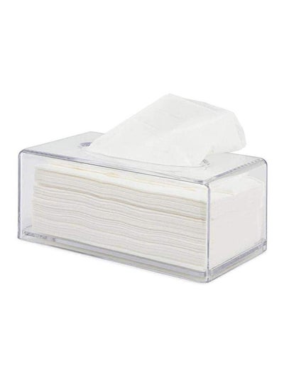 Tissue Box Clear 22x12x9centimeter