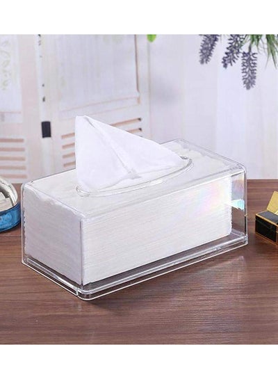 Tissue Box Clear 22x12x9centimeter