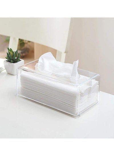 Tissue Box Clear 22x12x9centimeter