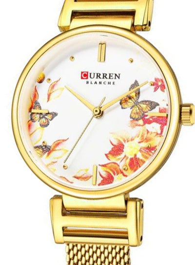 Women's Stainless Steel Analog Watch 9053 - 30 mm - Gold