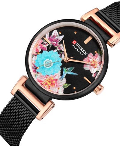 Women's Stainless Steel Analog Watch 9053 - 30 mm - Black