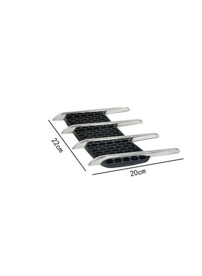2-Piece Simulation False Air Vent Car Sticker Set