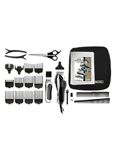 Deluxe Chrome Pro Hair Beard Clipping And Trimming Black/Silver