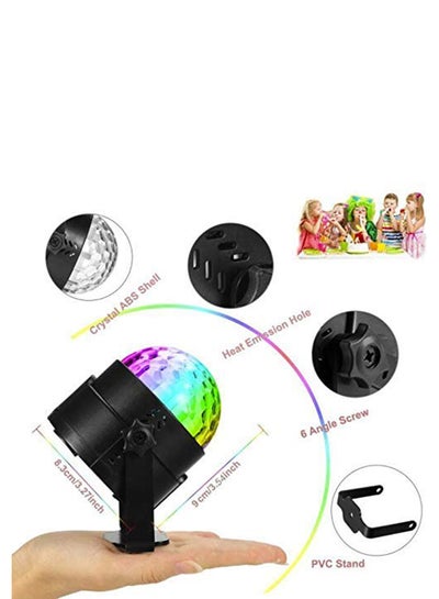 Mini Disco Ball Light Multicolour 8.3x9cm