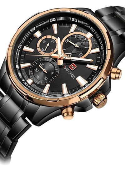 men Water Resistant Chronograph Watch NF9089S RG/B