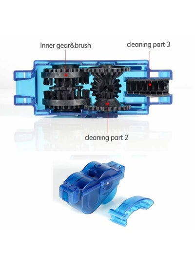 4-Piece Bicycle Chain Cleaner Scrubber Brush Tool