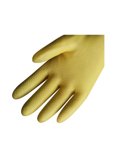 Household Long Sleeve Cleaning Glove Set Yellow XLcentimeter