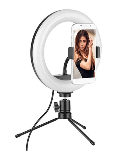 LED Ring Light Fill-In Lamp Black/White