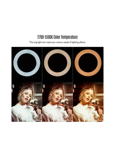 LED Ring Light Fill-In Lamp Black/White