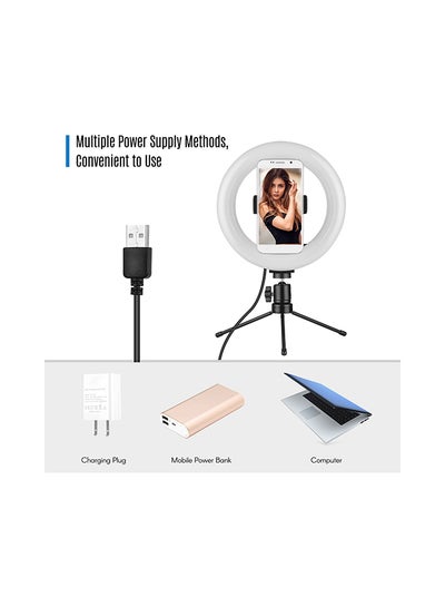 LED Ring Light Fill-In Lamp Black/White