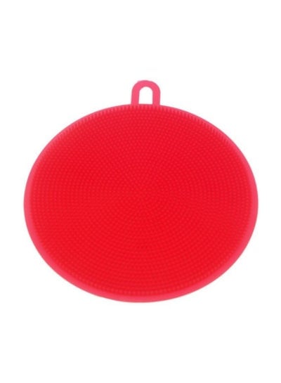 Silicone Dish Washing Brush Red
