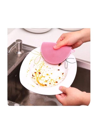 Silicone Dish Cleaning Brush Pink