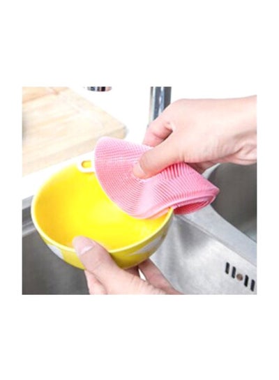 Silicone Dish Cleaning Brush Pink