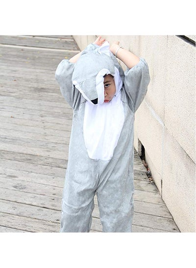 Wolf Plush Attached Head Zip Closure Costume 90cm