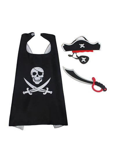 Pirate Superhero Cape And Mask Costume 70 x 70centimeter