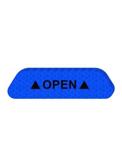 4-Piece Open Safety Warning Reflective Sticker Set